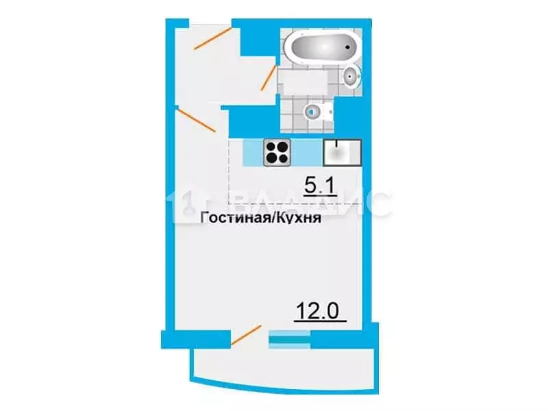 Продается 1-комнатная квартира - Фото 0