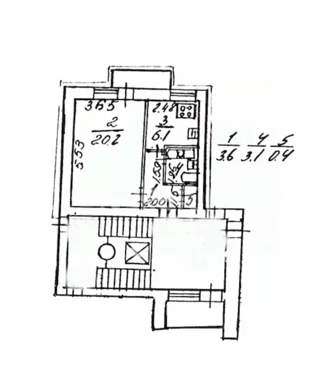 1-к кв. Санкт-Петербург пер. Каховского, 4 (33.4 м) - Фото 2