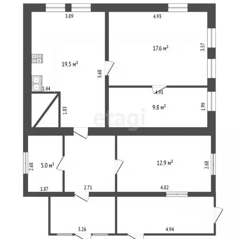 Дом в Мордовия, Кадошкино рп ул. Горького, 29 (47 м) - Фото 2
