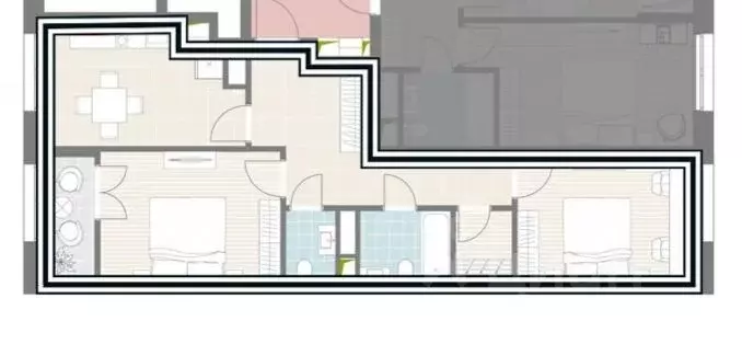 2-к кв. Московская область, Котельники Дюна жилой комплекс (60.3 м) - Фото 1