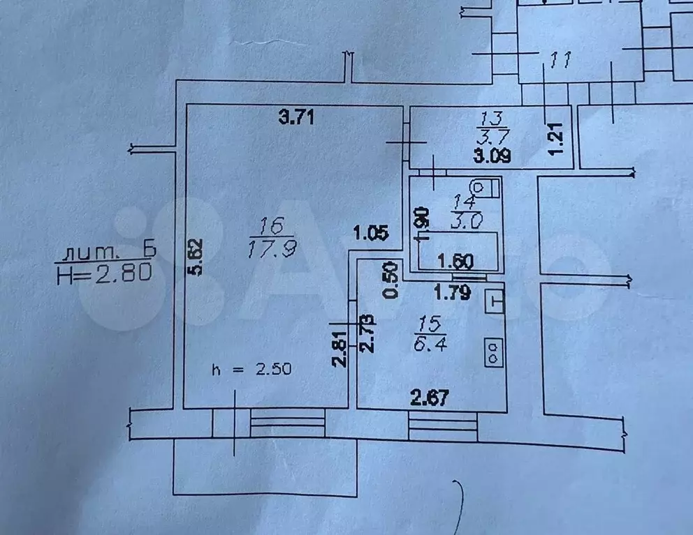 1-к. квартира, 31 м, 3/4 эт. - Фото 0