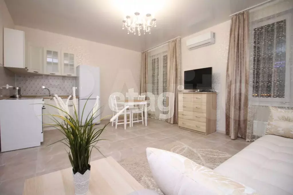 Квартира-студия, 35 м, 4/21 эт. - Фото 1