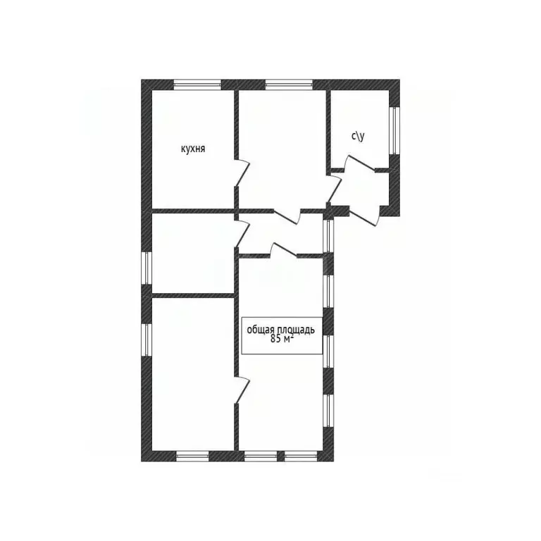 Дом в Брянская область, Почепский район, Речицкое с/пос, пос. Речица ... - Фото 2