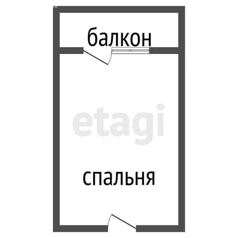 1к в -комнатной квартире (13 м) - Фото 1