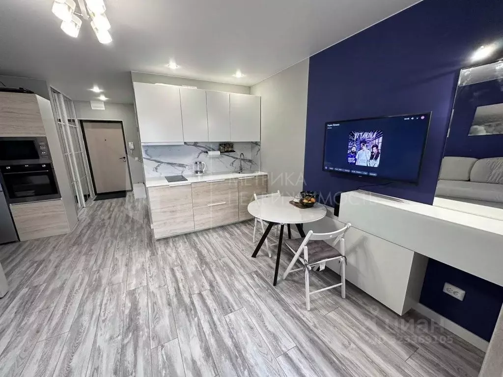 Студия Тюменская область, Тюмень ул. Николая Ростовцева, 26к1 (35.0 м) - Фото 2