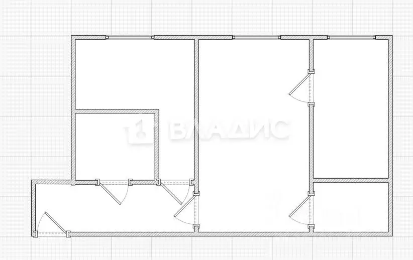2-к кв. Иркутская область, Иркутск ул. Геологов, 26 (42.9 м) - Фото 2