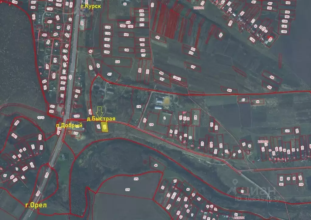 Участок в Орловская область, Орловский район, д. Быстрая  (25.0 сот.) - Фото 0