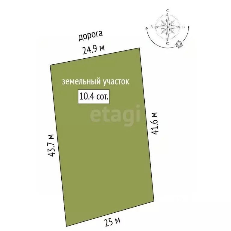 Участок в Севастополь с. Новобобровка, ул. Гористая (10.0 сот.) - Фото 1