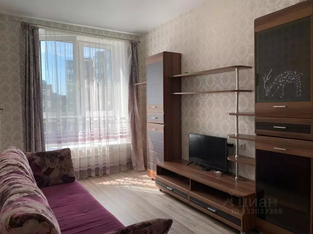 Квартира, 1 комната, 37.4 м - Фото 1