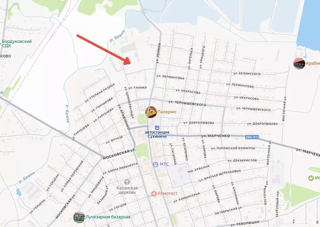 Участок в Калужская область, Сухиничи ул. Ленина, 23 (162.45 сот.) - Фото 2