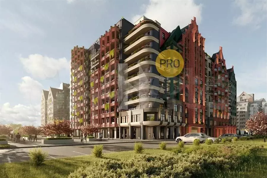 2-к. квартира, 92,4 м, 4/13 эт. - Фото 1
