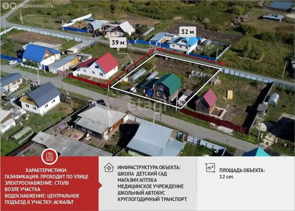 Участок в Тюменский муниципальный округ, деревня Большие Акияры, Южная ... - Фото 2