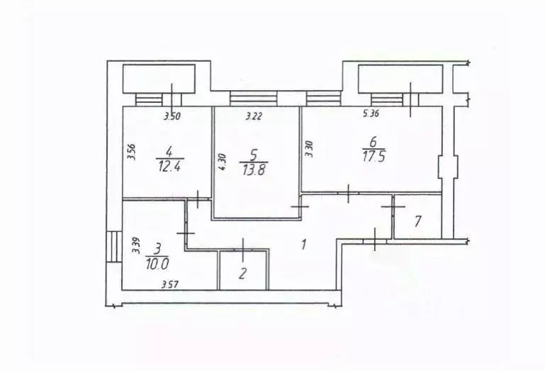 3-к кв. Белгородская область, Белгород ул. Щорса, 57 (75.0 м) - Фото 0