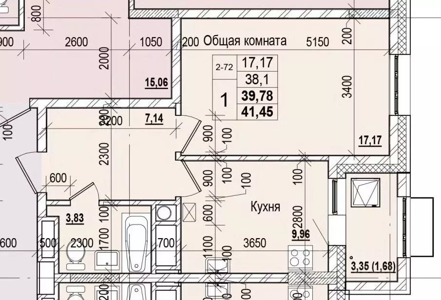 1-к кв. Саха (Якутия), Якутск ул. Чкалова (39.78 м) - Фото 0