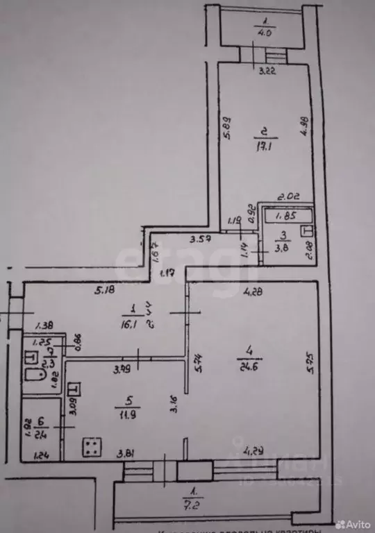 2-к кв. Башкортостан, Уфа ул. Братьев Кадомцевых, 12/2 (86.0 м) - Фото 1