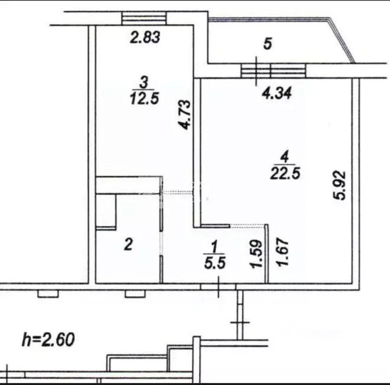 1-к кв. Московская область, Балашиха ул. Дмитриева, 20 (46.6 м) - Фото 2