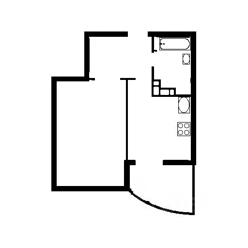 1-к кв. Краснодарский край, Краснодар Юбилейный мкр, бул. Платановый, ... - Фото 2