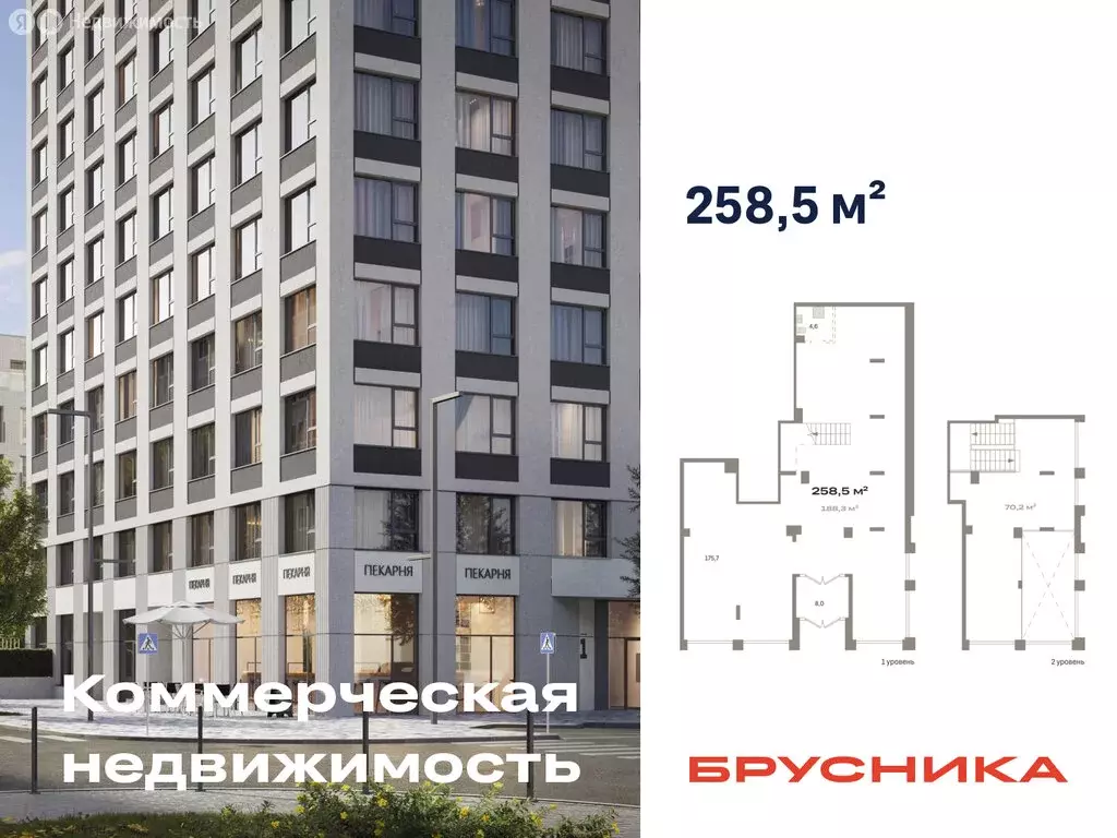 Помещение свободного назначения (258.5 м) - Фото 1
