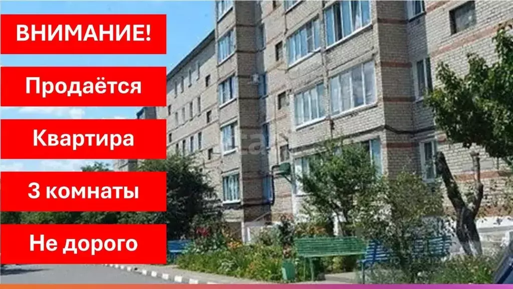 3-к кв. Белгородская область, Губкин ул. Гастелло, 21 (62.6 м) - Фото 0