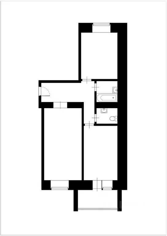 2-к кв. Новосибирская область, Новосибирск ул. Костычева, 5а (59.0 м) - Фото 2