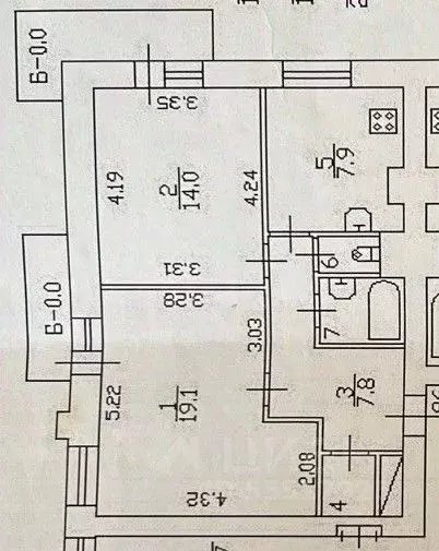 2-к кв. Санкт-Петербург Ириновский просп., 21К1 (53.4 м) - Фото 2