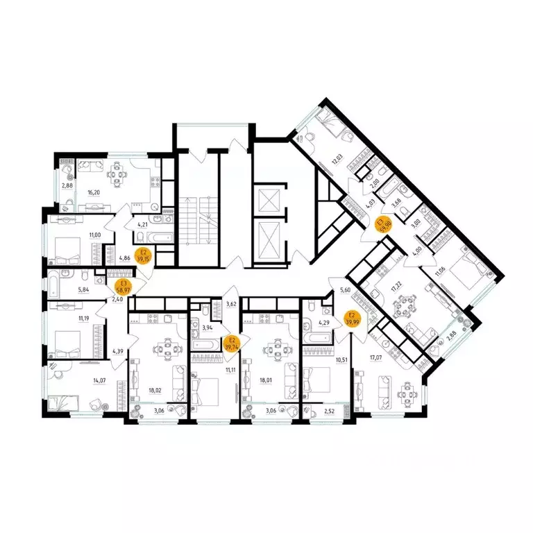 1-к кв. Рязанская область, Рязань ул. Земнухова (39.74 м) - Фото 1
