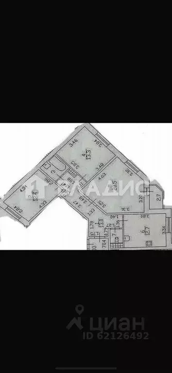 3-к кв. Санкт-Петербург ул. Димитрова, 3к1 (76.7 м) - Фото 1