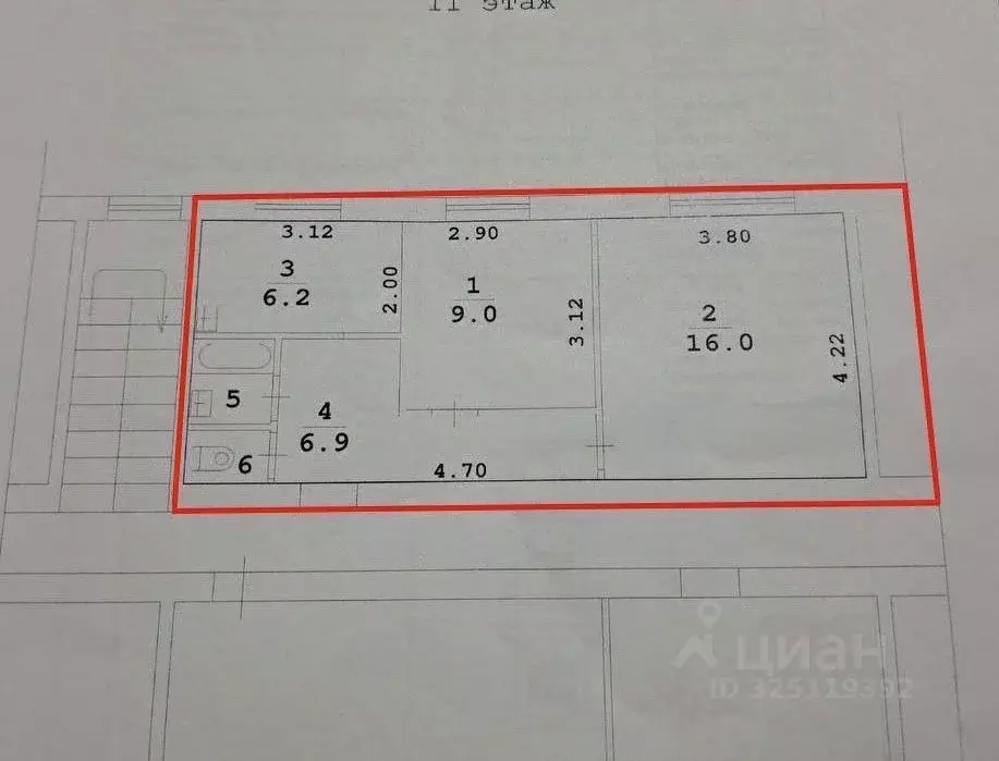 2-к кв. Пермский край, Пермь ул. Пушкина, 108А (40.4 м) - Фото 1