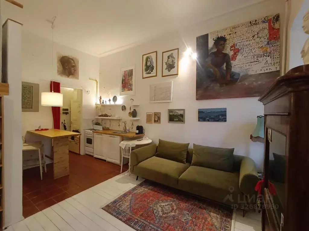 Студия Санкт-Петербург ул. Чайковского, 2/7 (45.0 м) - Фото 1