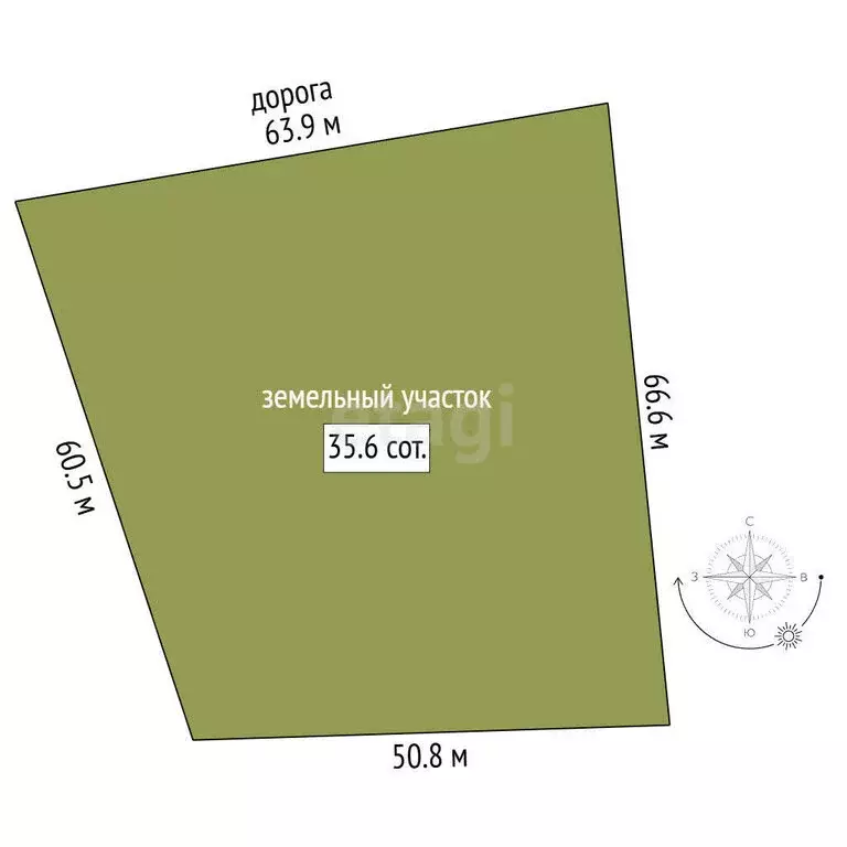 Участок в село Макарово, Речная улица (36 м) - Фото 1