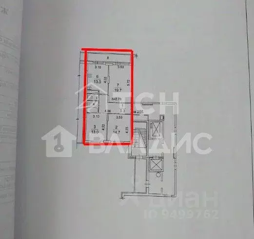 3-к кв. Московская область, Щелково Богородский мкр, 15 (74.6 м) - Фото 2