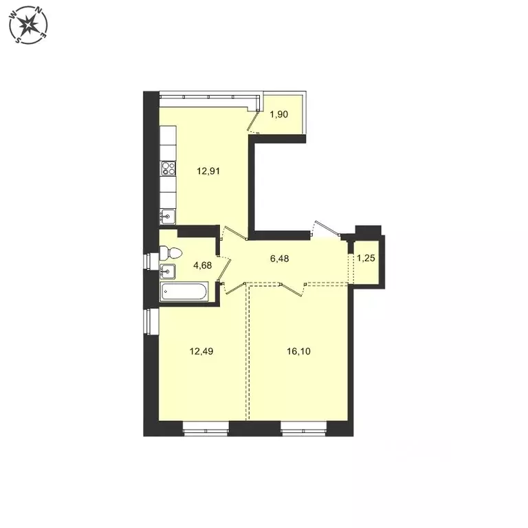2-к кв. Иркутская область, Иркутский муниципальный округ, с. Мамоны ... - Фото 1