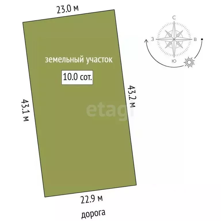 Участок в Тюменская область, Тюменский муниципальный округ, д. ... - Фото 2