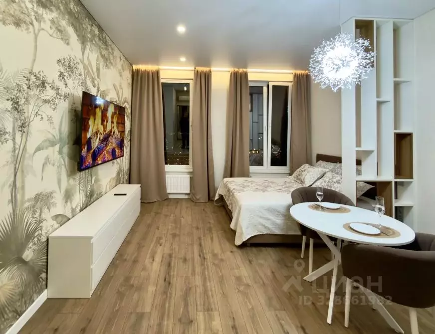 Студия Москва Шелепихинская наб., 34к5 (35.0 м) - Фото 1