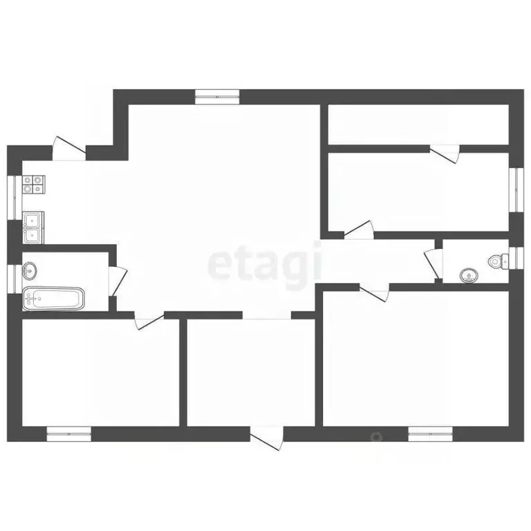 Дом в Ставропольский край, Пятигорск городской округ, с. Золотушка ... - Фото 2