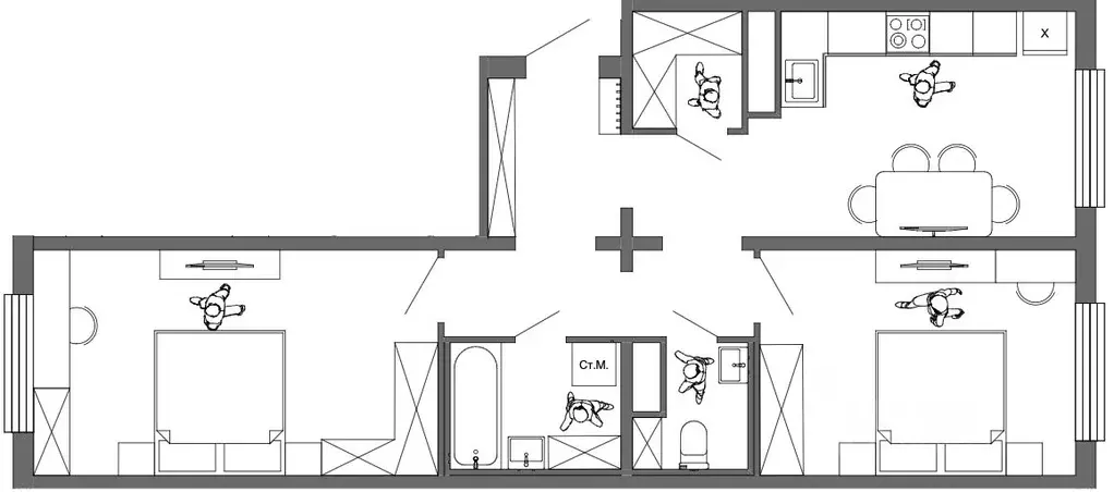 2-к кв. Ульяновская область, Ульяновск Заводской проезд, 29А (65.27 м) - Фото 2