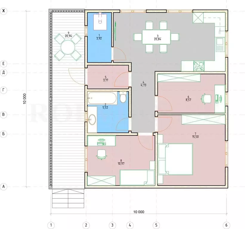 Дом в Московская область, Коломна городской округ, с. Лукерьино ул. ... - Фото 2