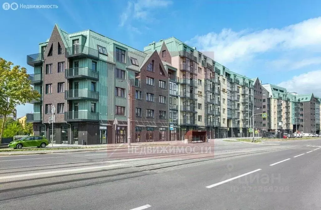 2-к кв. Калининградская область, Калининград Октябрьская ул., 12 (82.2 ... - Фото 1