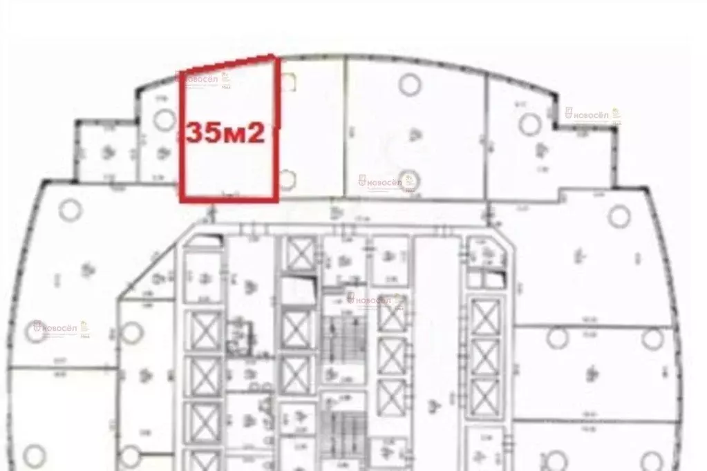 Офис в Свердловская область, Екатеринбург ул. Малышева, 51А (35 м) - Фото 2