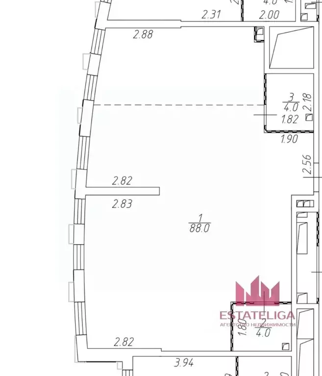 3-к кв. Москва ул. Лобачевского, 120к1 (96.0 м) - Фото 1