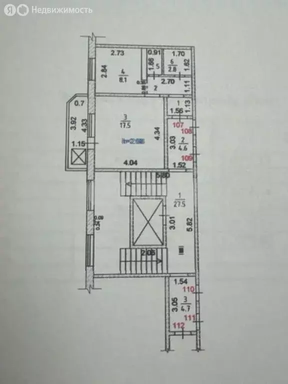 1-комнатная квартира: Абакан, улица Кирова, 107/1 (35 м) - Фото 1