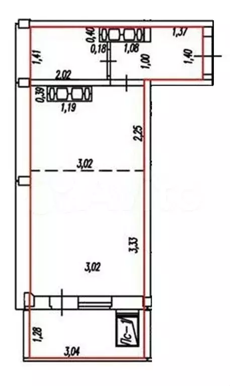 Квартира-студия, 24 м, 6/16 эт. - Фото 0