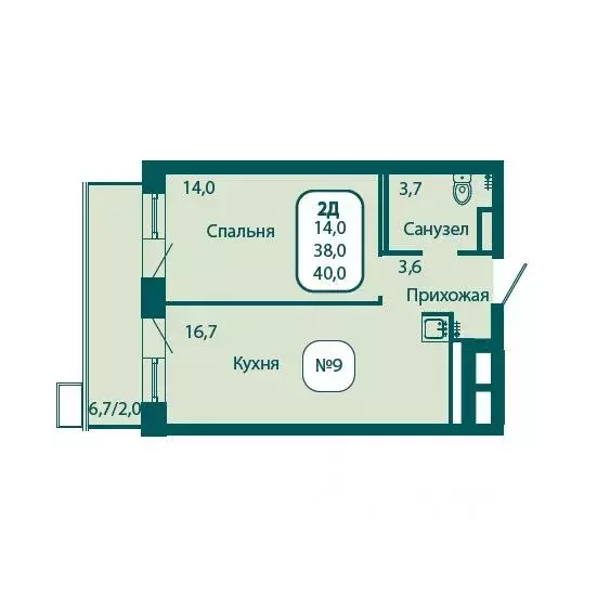 1-к кв. Московская область, Солнечногорск городской округ, Андреевка ... - Фото 1