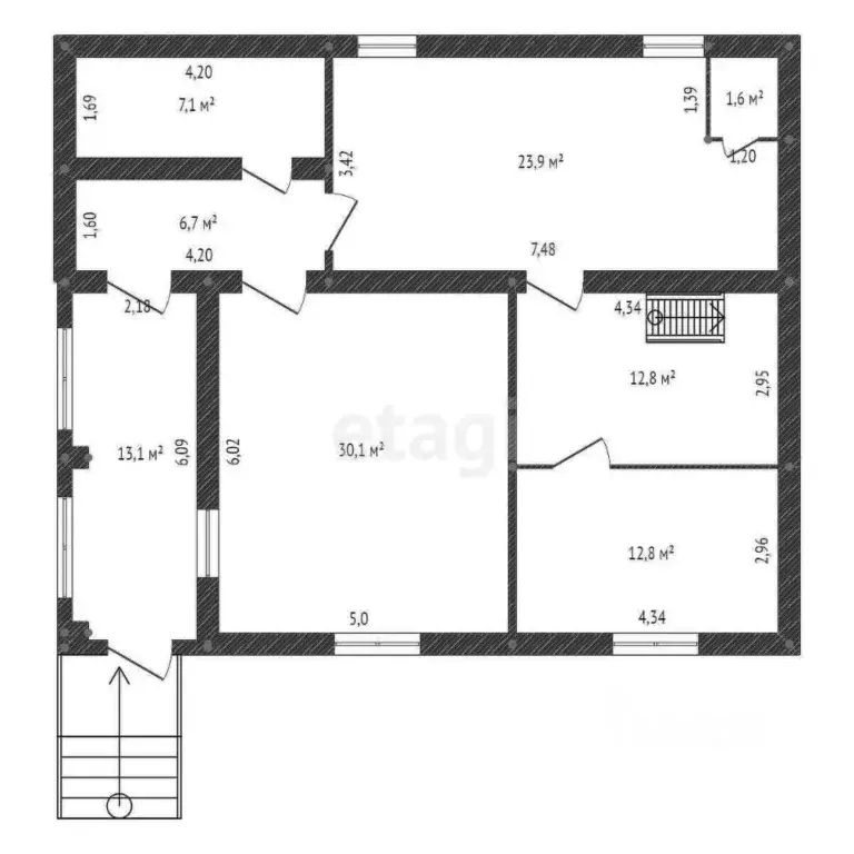 Дом в Башкортостан, Уфимский район, Ольховский сельсовет, д. Федоровка ... - Фото 2