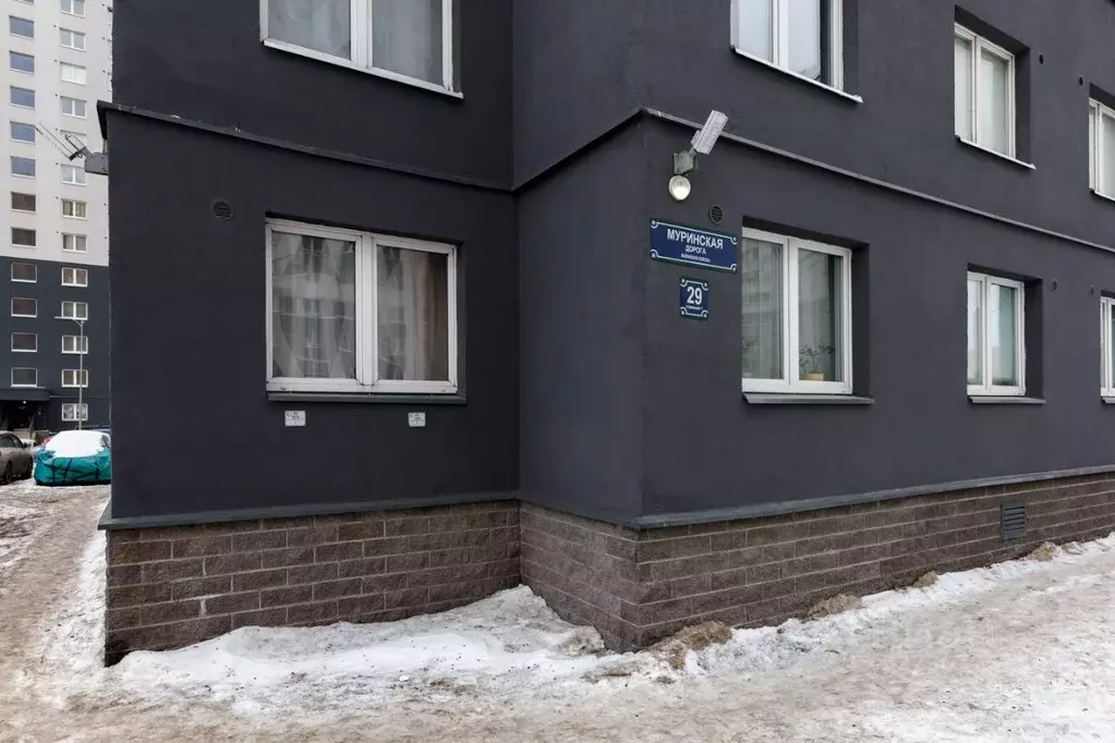 1-к кв. Санкт-Петербург дор. Муринская, 29 (30.8 м) - Фото 2