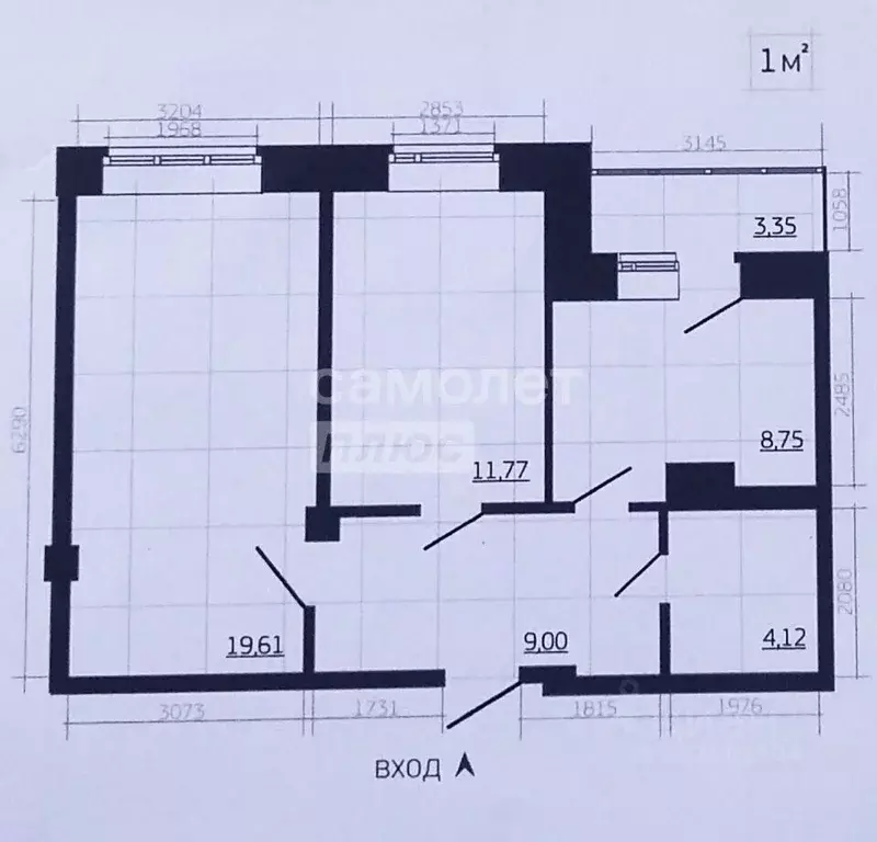 2-к кв. Липецкая область, Липецк ул. Осканова, 7 (53.3 м) - Фото 2