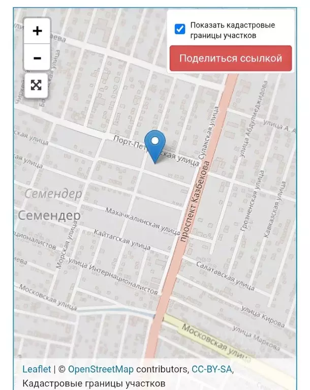 Участок в Дагестан, Махачкала городской округ, Семендер пгт ул. ... - Фото 0