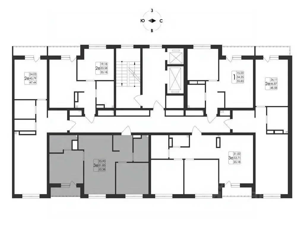 3-к кв. Воронежская область, Воронеж Первое Мая мкр, Май жилой ... - Фото 2