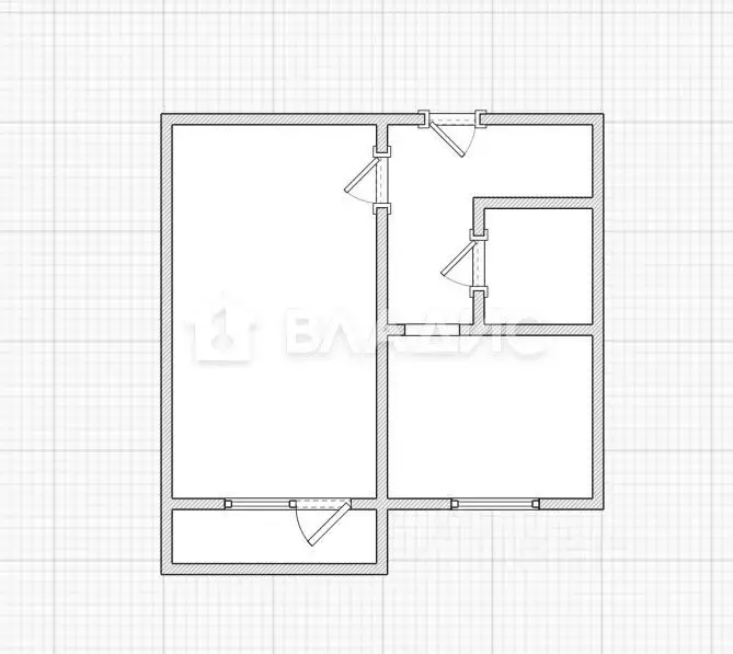 1-к кв. Пензенская область, Пенза Ладожская ул., 93 (37.4 м) - Фото 2
