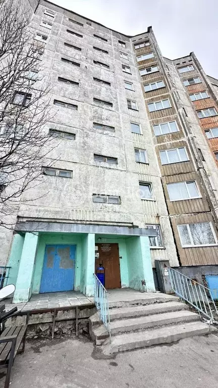 1-к кв. Мурманская область, Североморск ул. Адмирала Сизова (32.6 м) - Фото 0